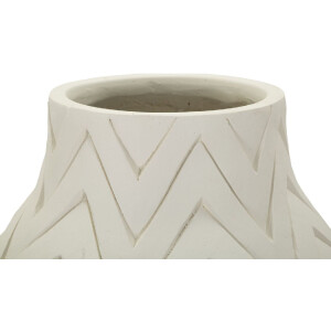 Mauro Ferretti Vaso Winter Ø 29x60 cm crema