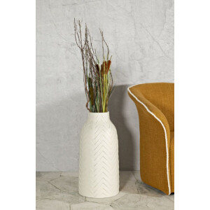 Mauro Ferretti Vaso Winter Ø 29x60 cm crema