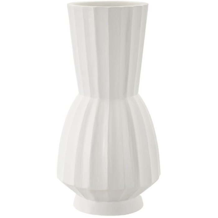 Mauro Ferretti Vaso Glint Ø 25x50 cm bianco