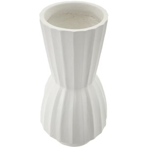 Mauro Ferretti Vaso Glint Ø 25x50 cm bianco