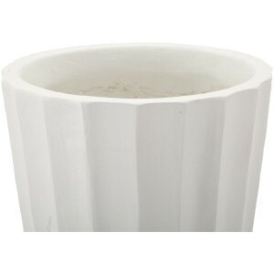 Mauro Ferretti Vaso Glint Ø 25x50 cm bianco