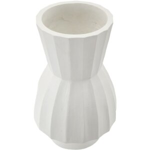 Mauro Ferretti Vaso Glint Ø 24x41 cm bianco