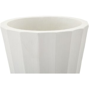 Mauro Ferretti Vaso Glint Ø 24x41 cm bianco