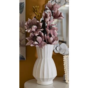 Mauro Ferretti Vaso Glint Ø 24x41 cm bianco