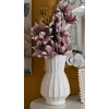 Mauro Ferretti Vaso Glint Ø 24x41 cm bianco