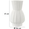 Mauro Ferretti Vaso Glint Ø 24x41 cm bianco