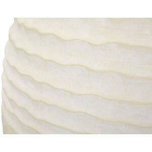 Mauro Ferretti Vaso Cristalli di Ghiaccio Ø39x56cm crema MGO opaco
