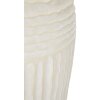 Mauro Ferretti Vaso Cristalli di Ghiaccio Ø39x56cm crema MGO opaco