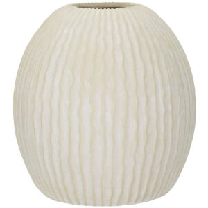 Mauro Ferretti Vaso Eiszapfen Ø 36,5x38 cm crema