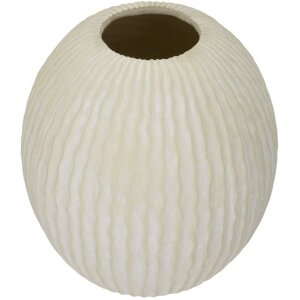 Mauro Ferretti Vaso Eiszapfen Ø 36,5x38 cm crema