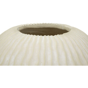 Mauro Ferretti Vaso Eiszapfen Ø 36,5x38 cm crema