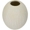 Mauro Ferretti Vaso Eiszapfen Ø 36,5x38 cm crema