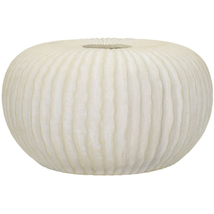 Mauro Ferretti Vaso stalattite Ø 40x23 cm crema