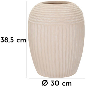 Mauro Ferretti Vaso Nebel Ø 30x38,5 cm crema