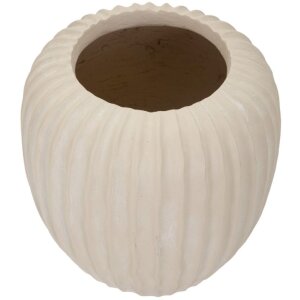 Mauro Ferretti Vaso Nebel Ø 26,5x26 cm crema