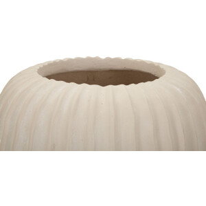 Mauro Ferretti Vaso Nebel Ø 26,5x26 cm crema