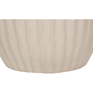 Mauro Ferretti Vaso Nebel Ø 26,5x26 cm crema