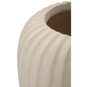 Mauro Ferretti Vaso Nebel Ø 26,5x26 cm crema