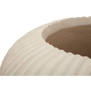 Mauro Ferretti Vaso Nebel Ø35x18 cm crema
