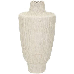Mauro Ferretti Vaso Ombra Ø 29,5x57 cm crema