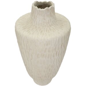 Mauro Ferretti Vaso Ombra Ø 29,5x57 cm crema