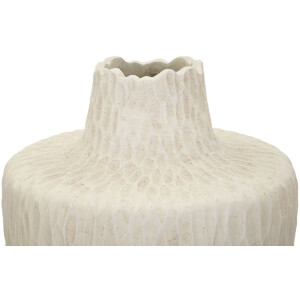Mauro Ferretti Vaso Ombra Ø 29,5x57 cm crema