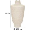 Mauro Ferretti Vaso Ombra Ø 29,5x57 cm crema