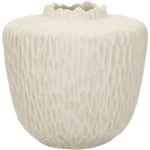 Mauro Ferretti Vaso Schatten Ø 35x32,5 cm crema