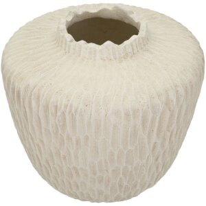 Mauro Ferretti Vaso Schatten Ø 35x32,5 cm crema