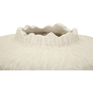 Mauro Ferretti Vaso Schatten Ø 35x32,5 cm crema