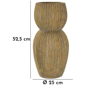 Mauro Ferretti Vaso Brise Ø 25x52,5 cm verde salvia