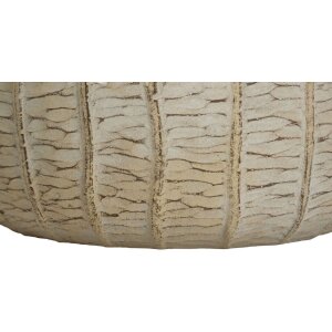 Mauro Ferretti Set 3 vasi cachepot Flocke 30,5x27/25x22,2/19,5x18 cm crema