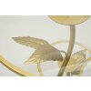 Mauro Ferretti Tavolino con 3 ripiani Ø 54x69,5 cm oro