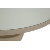 Mauro Ferretti Tavolino Dune con piano specchiato Ø 45x49,5 cm crema