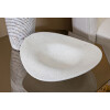 Mauro Ferretti Ciotola decorativa Elegant 41x41x12 cm crema