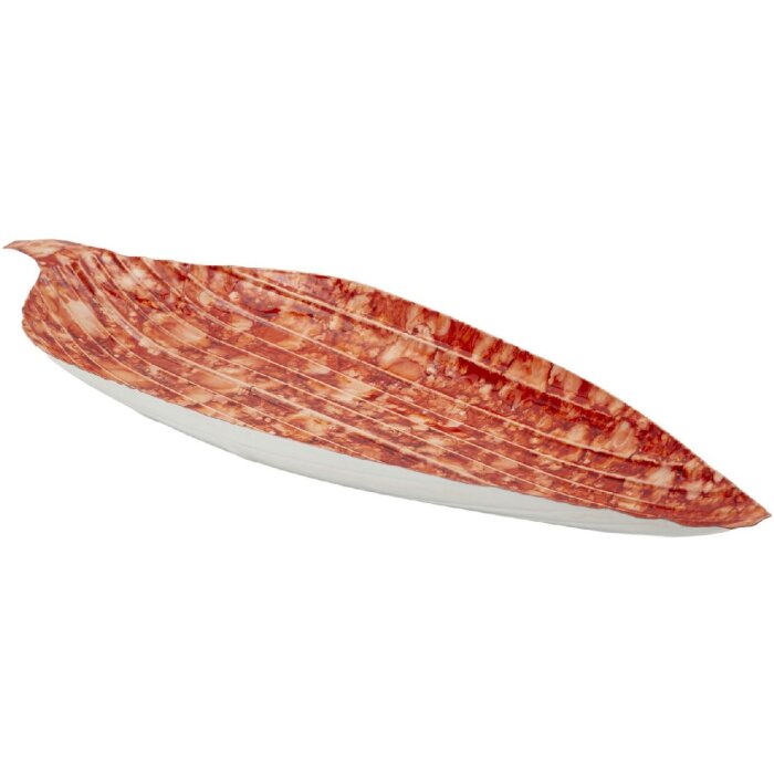 Mauro Ferretti Ciotola decorativa Tropfen Rosso 50x18x4 cm
