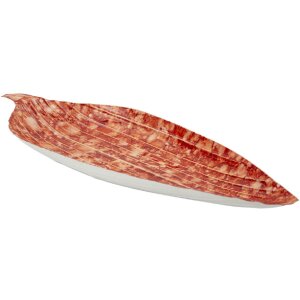 Mauro Ferretti Ciotola decorativa Tropfen Rosso 50x18x4 cm