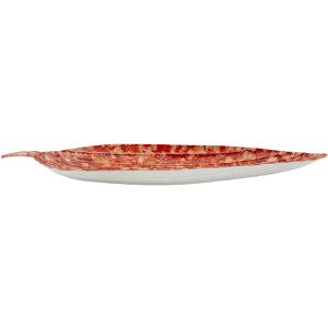 Mauro Ferretti Ciotola decorativa Tropfen Rosso 50x18x4 cm