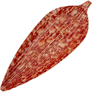 Mauro Ferretti Ciotola decorativa Tropfen Rosso 50x18x4 cm