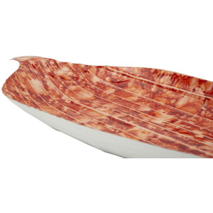 Mauro Ferretti Ciotola decorativa Tropfen Rosso 50x18x4 cm