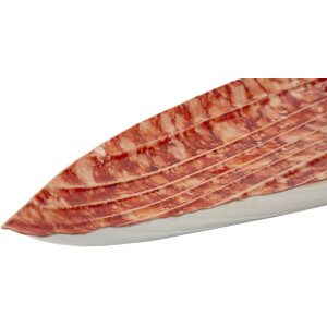 Mauro Ferretti Ciotola decorativa Tropfen Rosso 50x18x4 cm