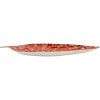Mauro Ferretti Ciotola decorativa Tropfen Rosso 50x18x4 cm