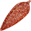 Mauro Ferretti Ciotola decorativa Tropfen Rosso 50x18x4 cm