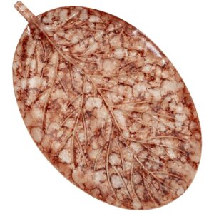 Ciotola Decorativa Goccia Browy Mauro Ferretti 35x22x2,5 cm marrone