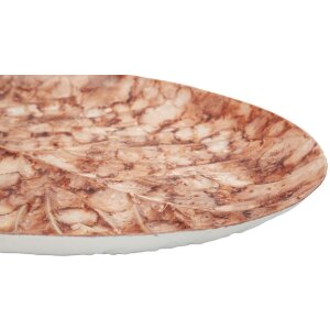 Ciotola Decorativa Goccia Browy Mauro Ferretti 35x22x2,5 cm marrone
