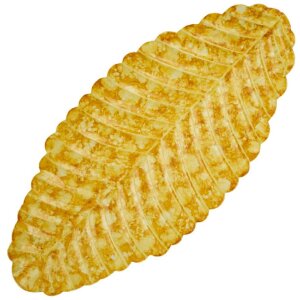 Ciotola decorativa Mauro Ferretti Goccia 57x27x5 cm giallo