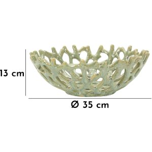 Ciotola Corallo Mauro Ferretti Ø 35x13 cm verde