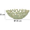 Ciotola Corallo Mauro Ferretti Ø 35x13 cm verde