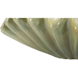 Ciotola decorativa Mauro Ferretti Venedig Ø 40x13 cm verde