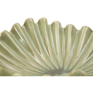 Ciotola decorativa Mauro Ferretti Venedig Ø 40x13 cm verde